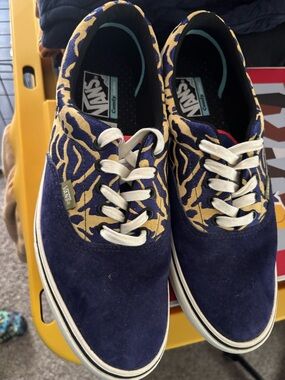 Vans Multicolor Interior Lace-Up Sneaker with Red Accent